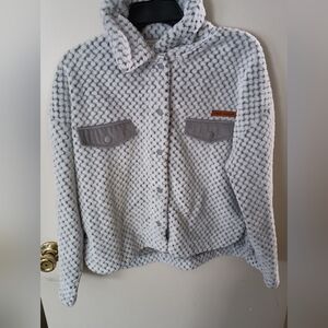 Simply Southern Gray Textured Knit Jacket